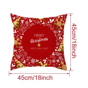 Juste de coussin pour les fêtes
