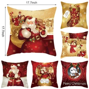 Alternative view of Juste de coussin pour les fêtes