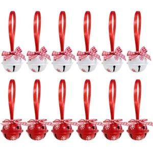 Cloches de noël en métal