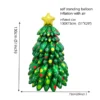 Ballons de noël en forme de sapin