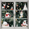 Autocollants de fenêtre de Noël en PVC
