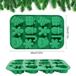 Alternative view of Moules à chocolat de noël en Silicone