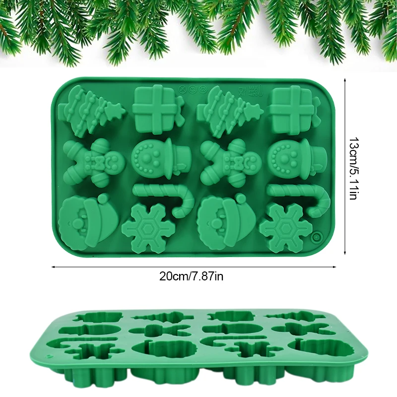 Moules à chocolat de noël en Silicone – Image 2