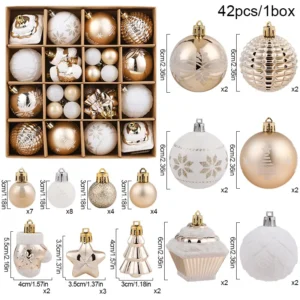 Boule de noël 42 pièces