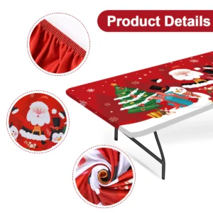 Nappe élastique de Noël