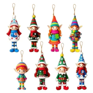 Mignons elfes noël