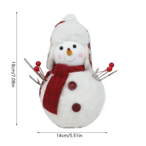 Poupée bonhomme de neige de noël