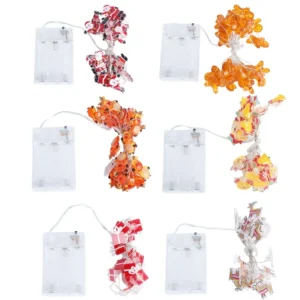 Alternative view of Guirlande lumineuse LED bonhomme de neige