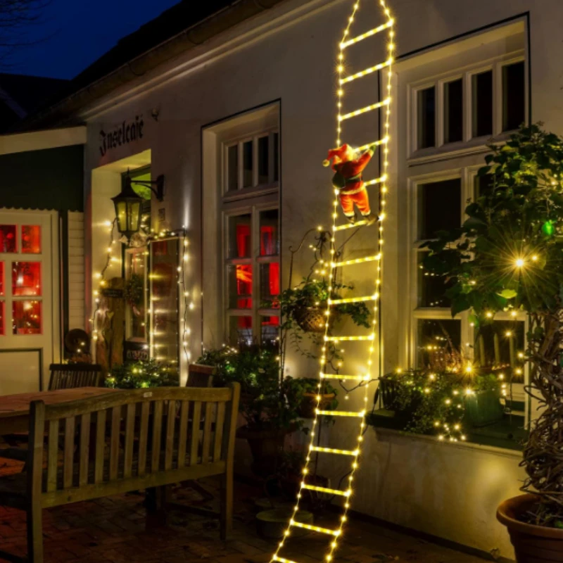 Echelle lumineuse avec Père Noël 1.5/3 m – Image 7