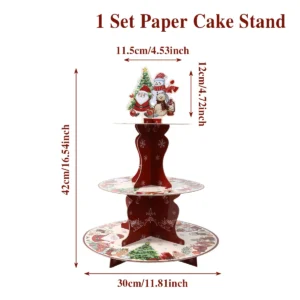 Support à gâteaux du père noël
