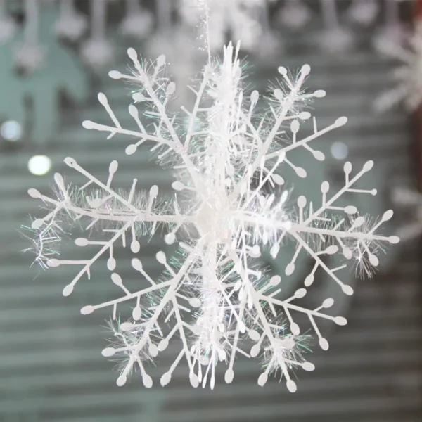 250 Breloques Flocons De Neige Noël Pailletés - Décorations Miniatures Multi-tailles Pour DIY Et Fêtes