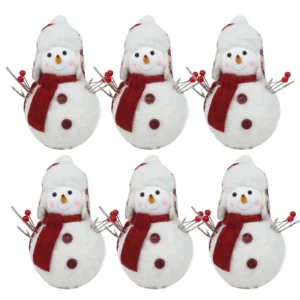 Alternative view of Poupée bonhomme de neige de noël