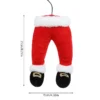 Décoration de jambe du père noël