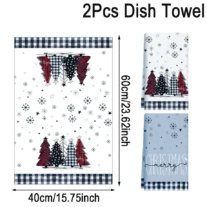 Alternative view of Serviette de cuisine de noël