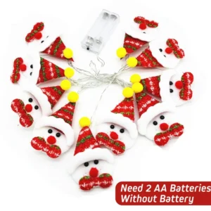 Guirlande lumineuse LED bonhomme de neige