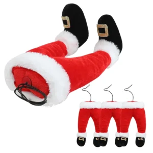 Alternative view of Décoration de jambe du père noël