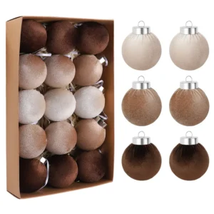 Alternative view of Boules de noël en velours