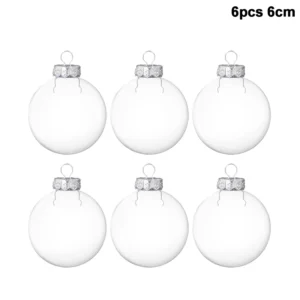 Boule de Noël à remplir 6 pièces