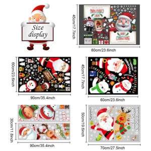 Autocollants Muraux et Fenêtres de Noël