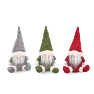 Peluche GNOME sans visage de Noël