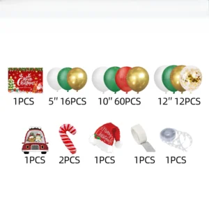 Arche ballons de noël