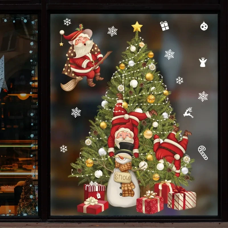 Autocollants de fenêtre joyeux Noël – Image 6