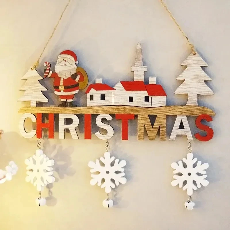 Décoration de Noël à suspendre en bois – Image 6