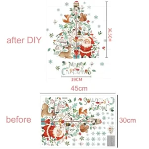 Alternative view of Autocollants de fenêtre  joyeux Noël