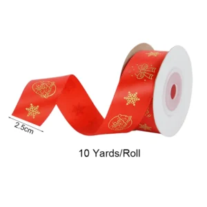 Nœuds de ruban d'emballage de cadeaux de noël