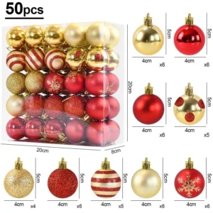 Alternative view of Boules de noël 50 pièces